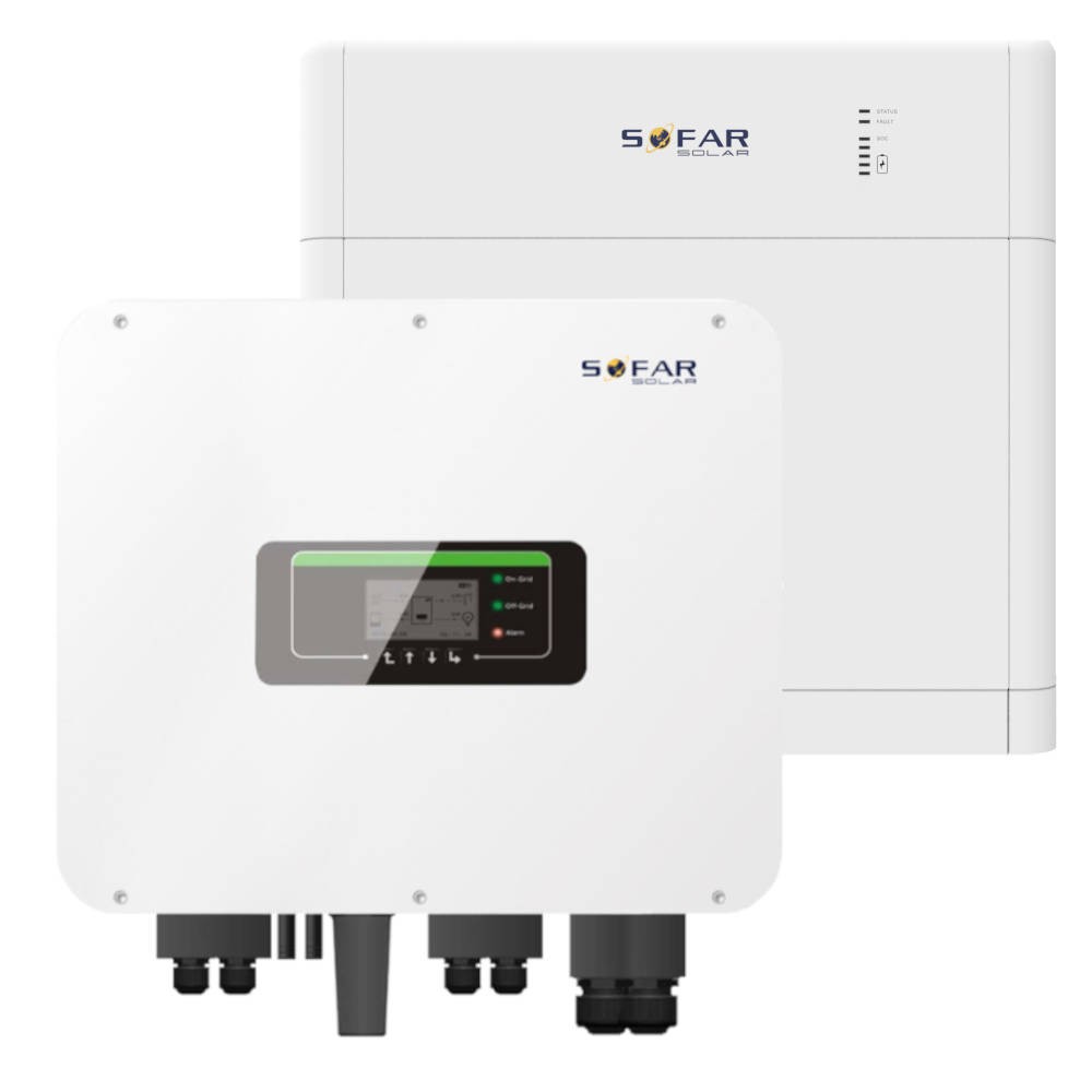Energy storage set Sofar BTS 5kWh HYD 10kW 3F