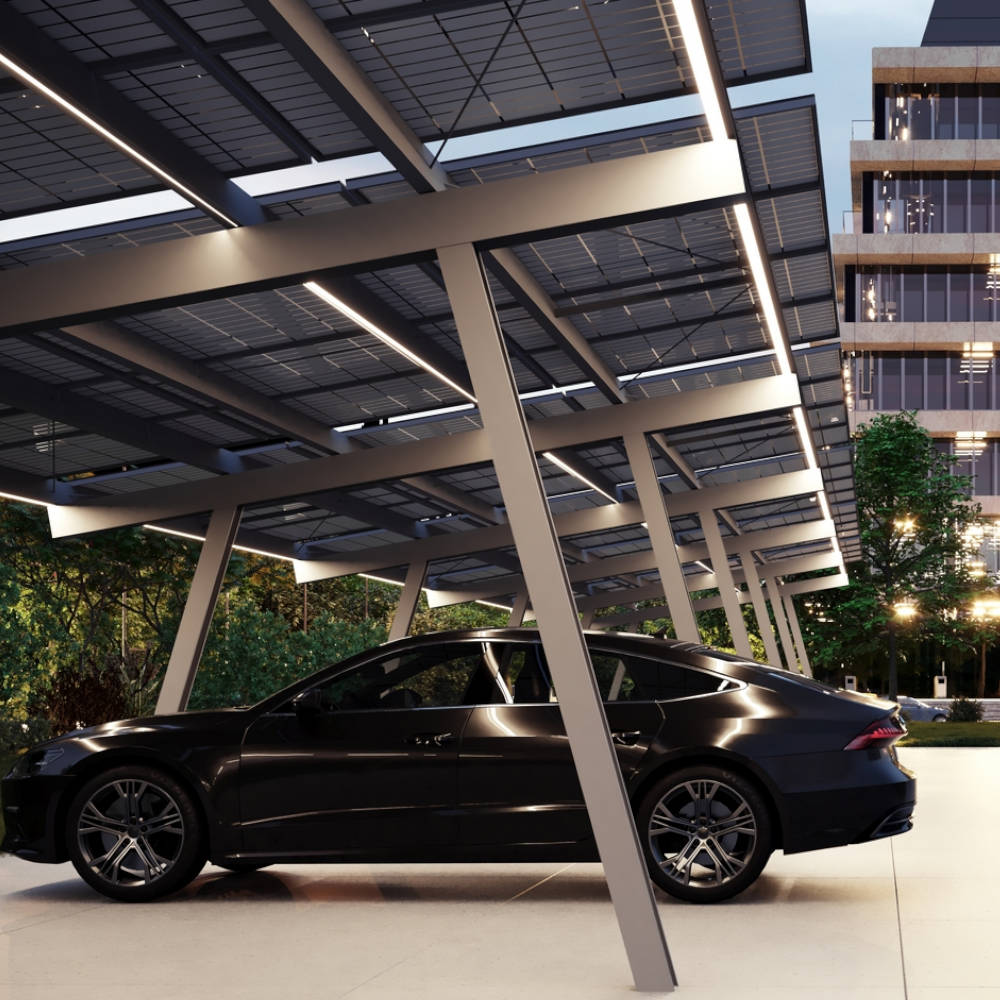 Carport E2+ rozszerzenie o 2 stanowiska Stark House
