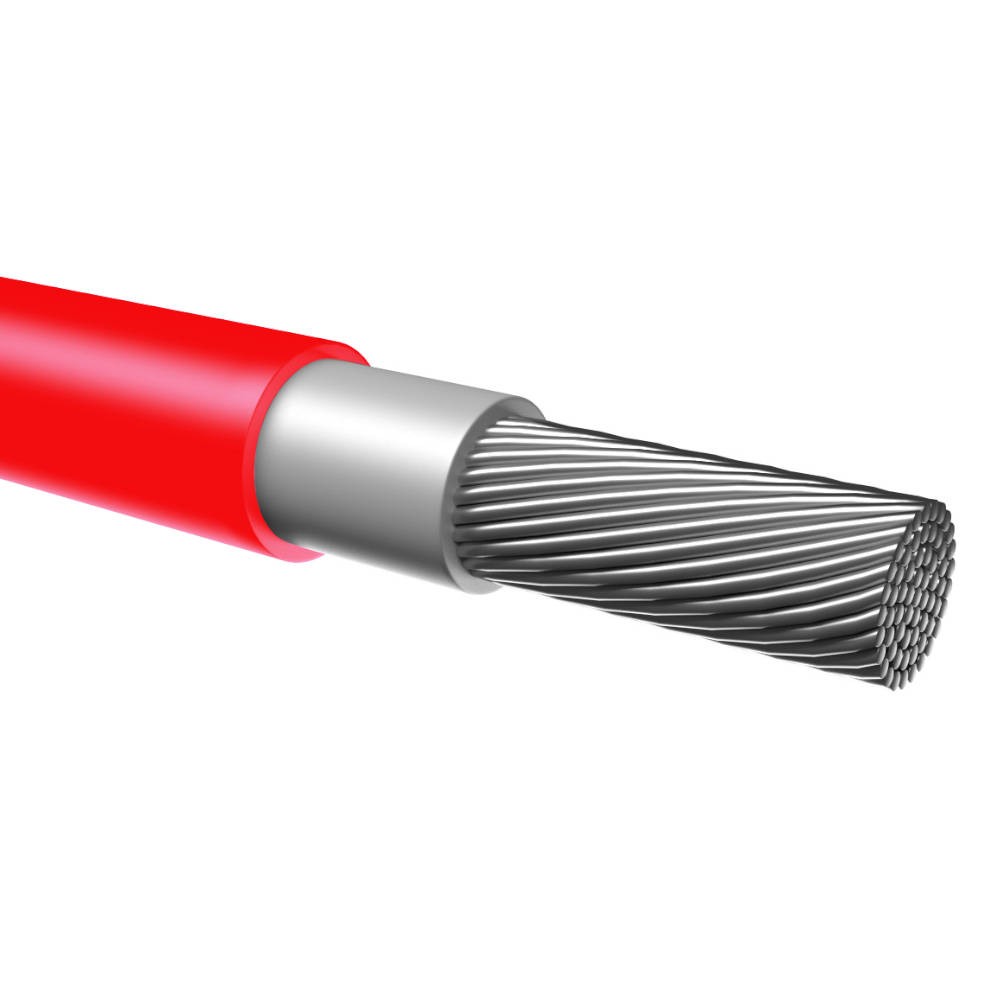 Solarkabel 6 mm2 rot - Spule 500 m Mgwires