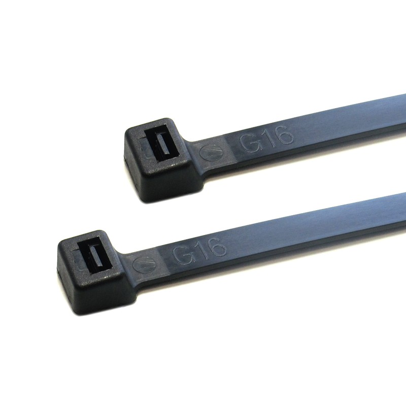 Opaska wysokotemperaturowa UV 280 x 4,8 mm czarna 100 szt.
