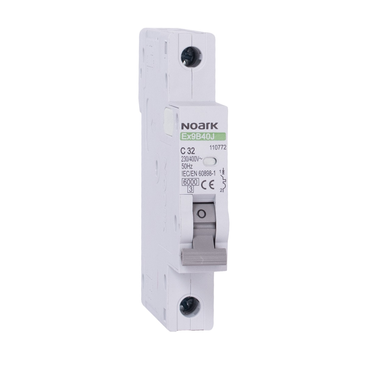 Slim overcurrent circuit breaker 0,75P B 32 A AC 6 kA Noark