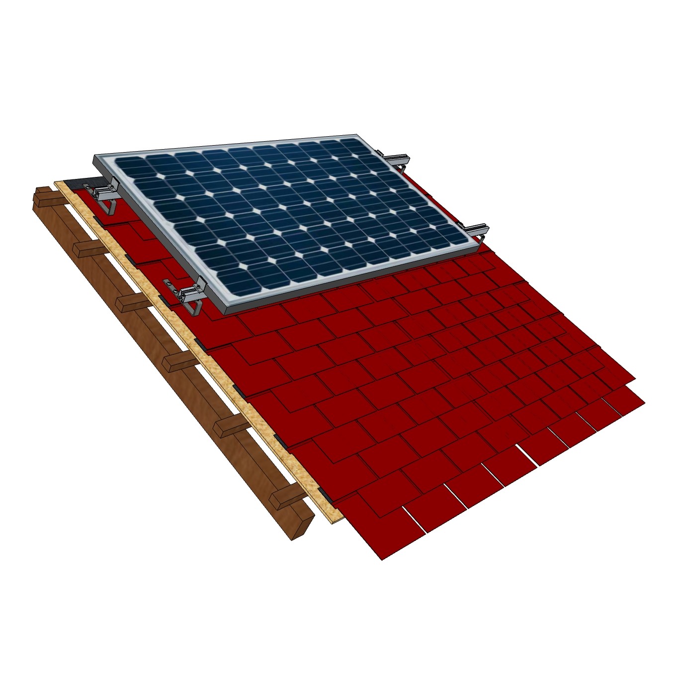 Schindelhalter einstellbar