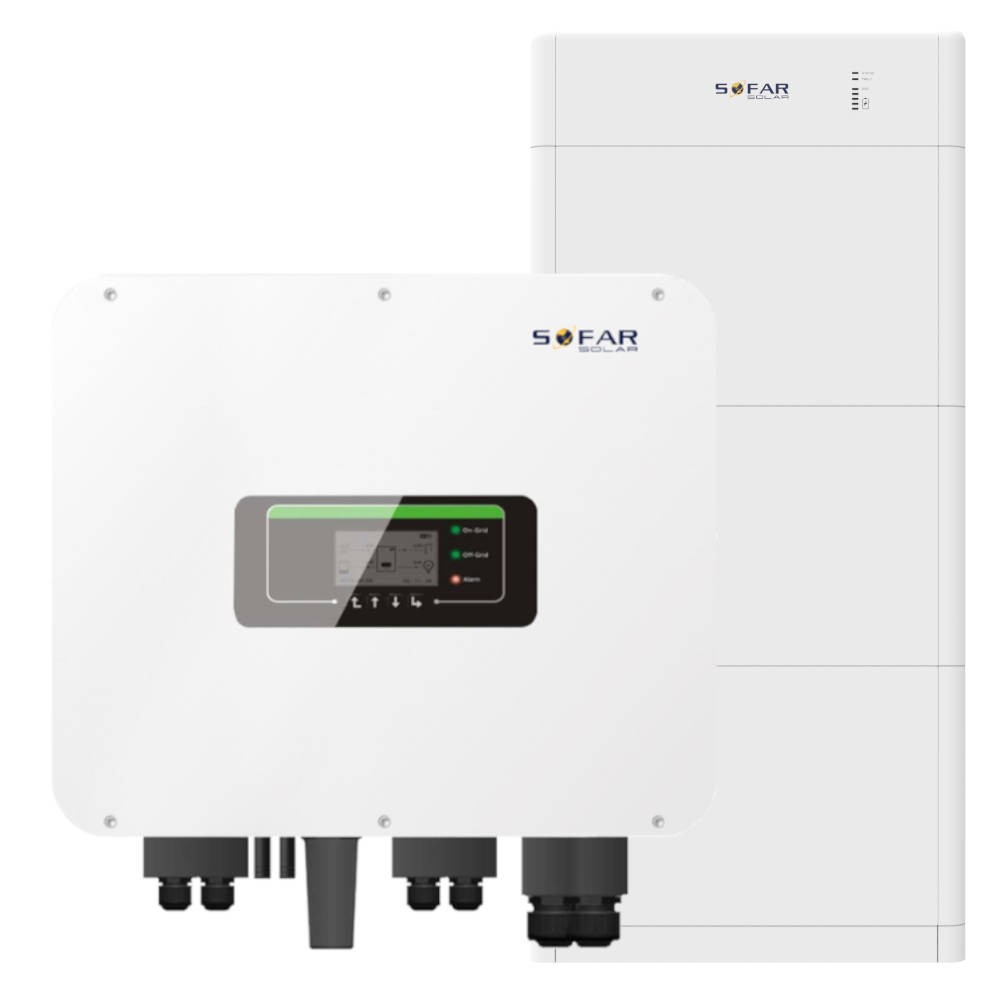 Energy storage set Sofar HYD 10kW + BTS 15kWh