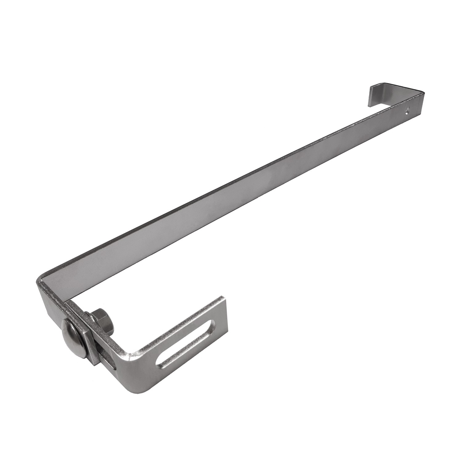 Halter Typ S aus Edelstahl – Verstellbar, 380 mm, 4 mm Stärke