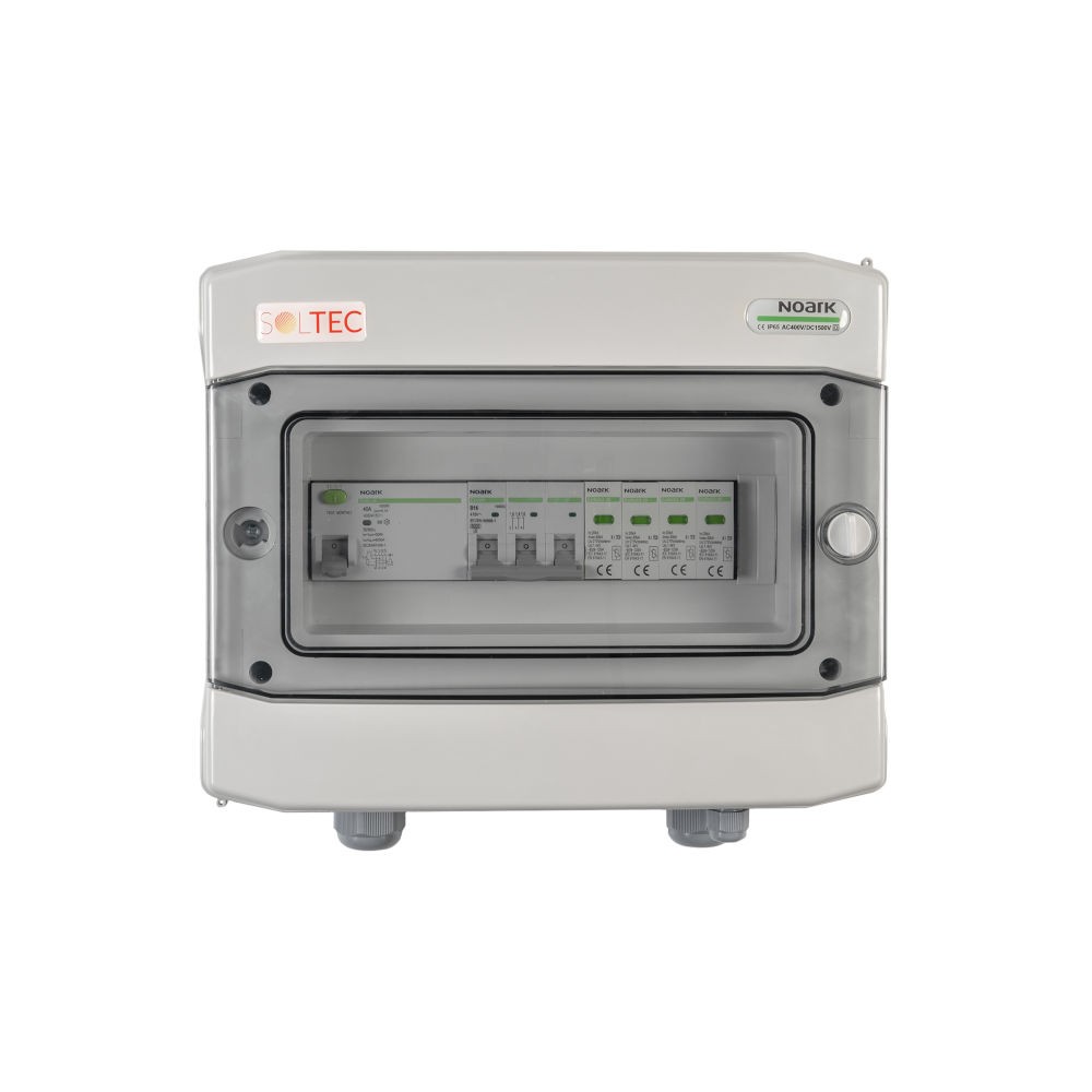 Quadro prefabbricato AC RCD 3F 10 A T2 SOL-515