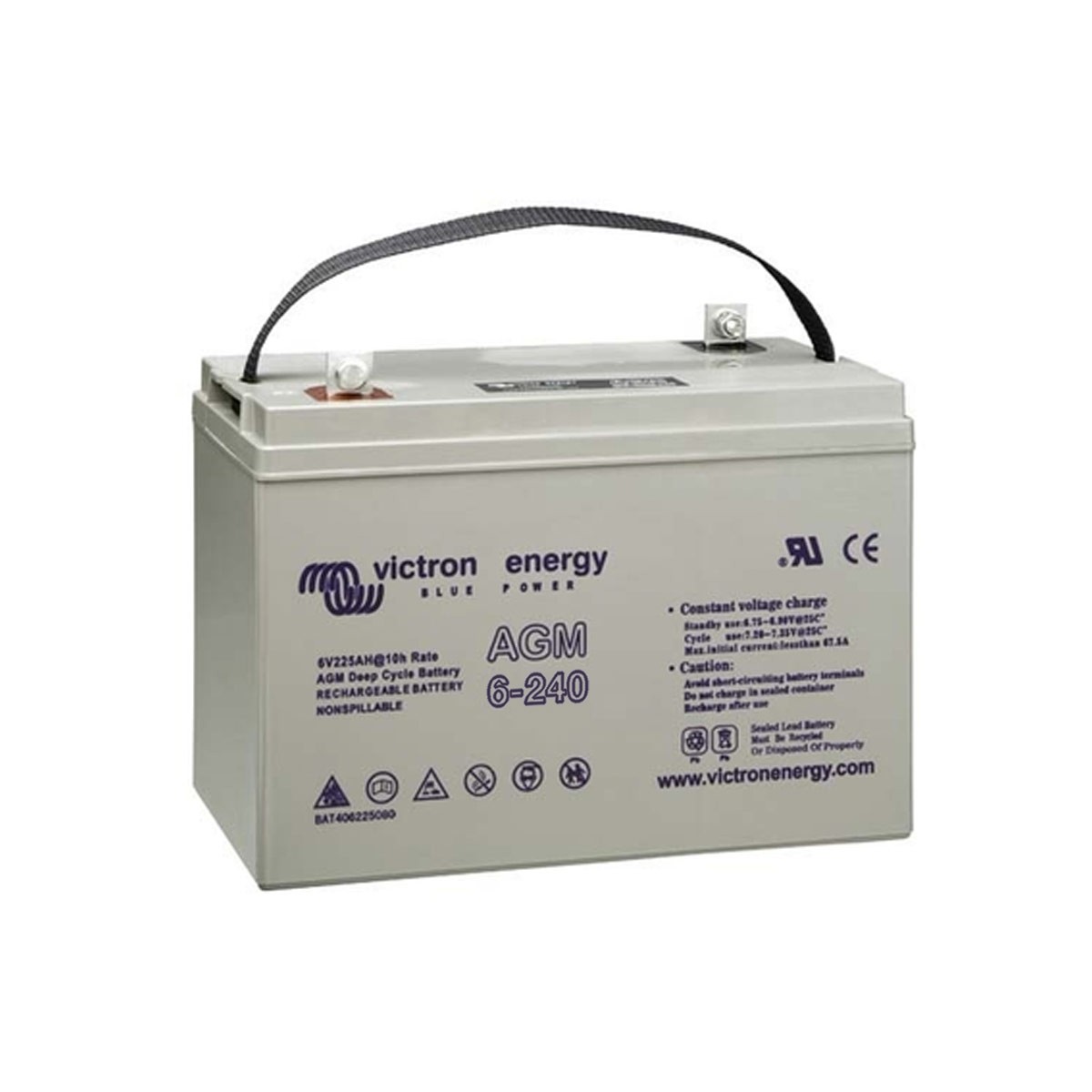 Batterie AGM Deep Cycle 6 V/240 Ah Victron Energy