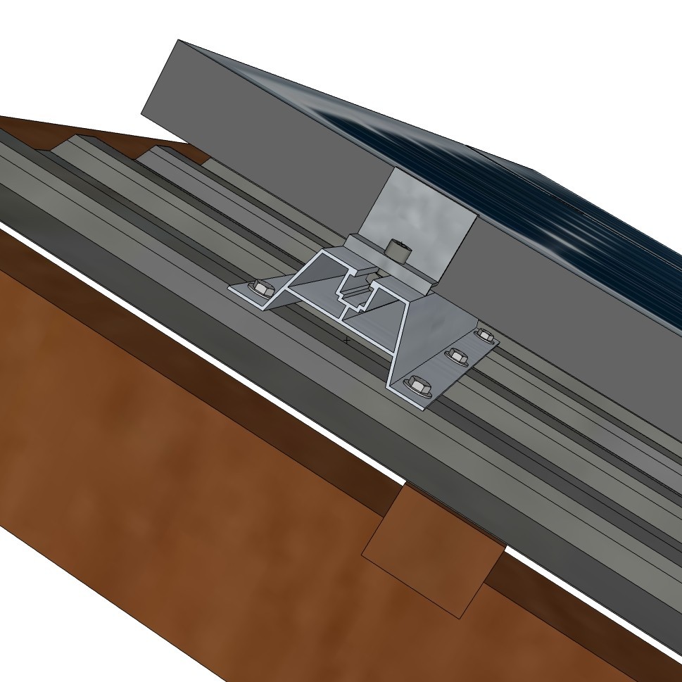 Trapezbrücke 420x70 mm + EPDM