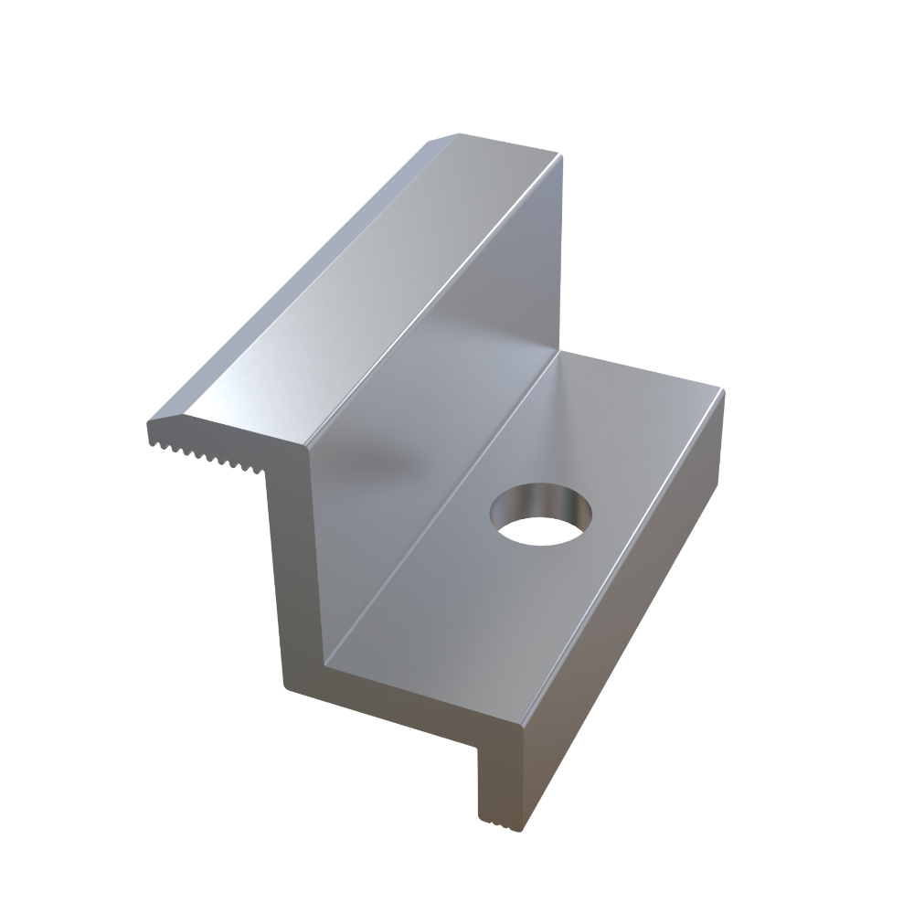 Endklemme 60x30 mm silber