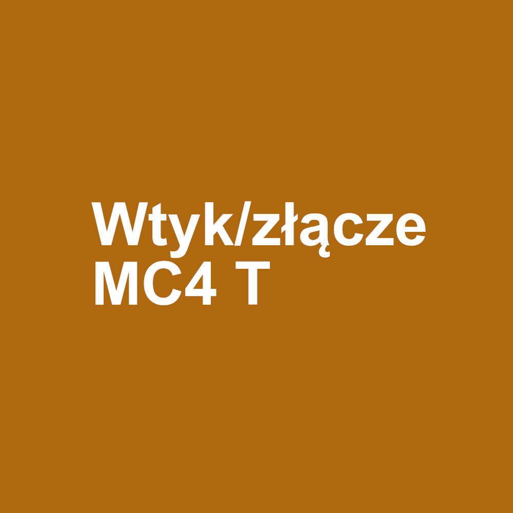 Element złącza Multi-Contact MC4 T równoległe - męskie
