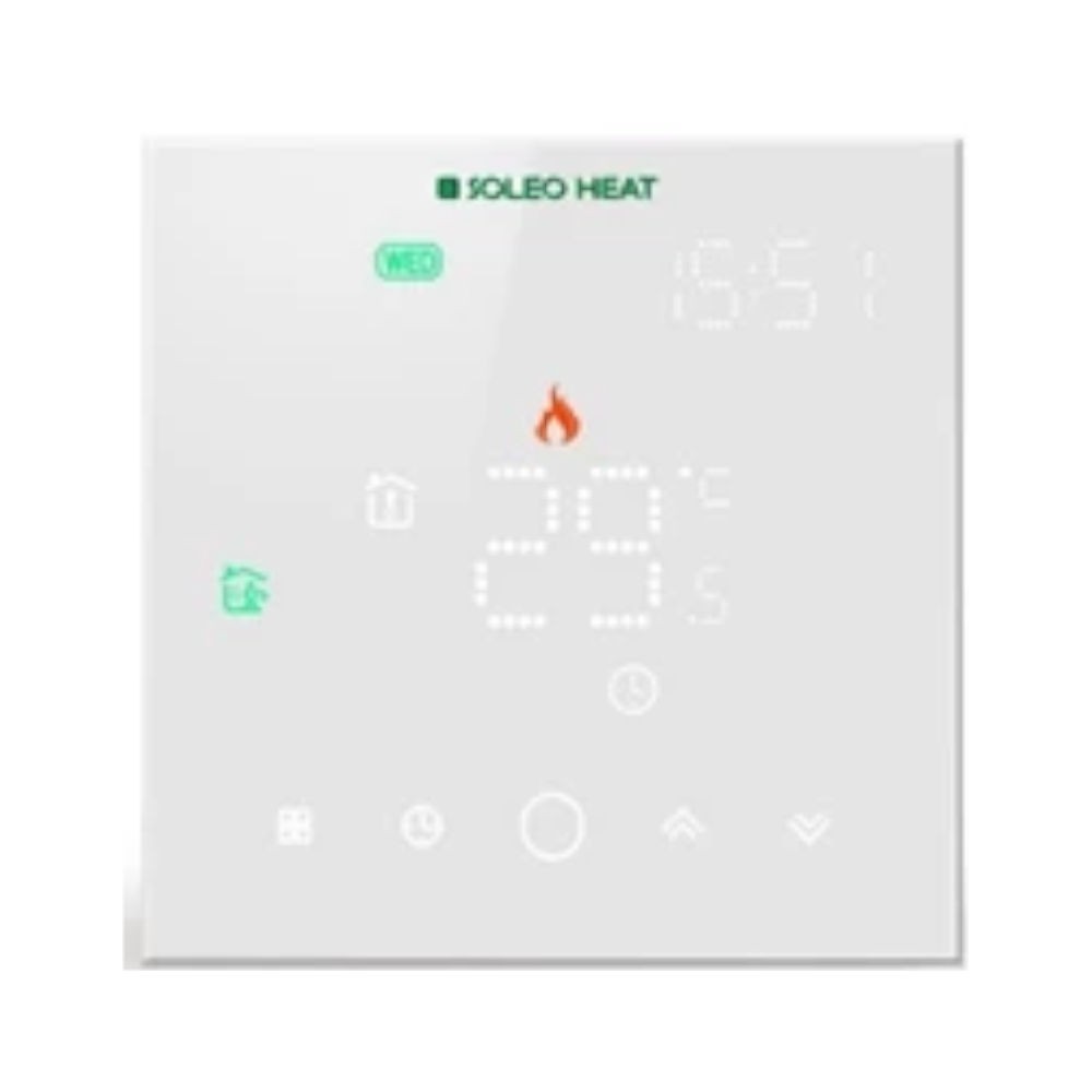 Thermostat + Temperatursensor weiß SHT-01B Soleo Heat