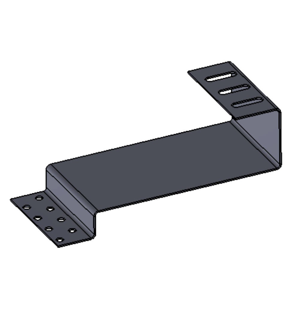 Wide plain tile handle 130 mm